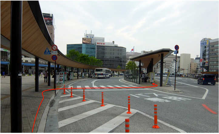 大分駅北口ロータリー