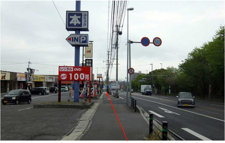 降車後の道のり2