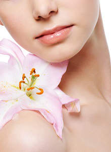 女性のアゴのライン